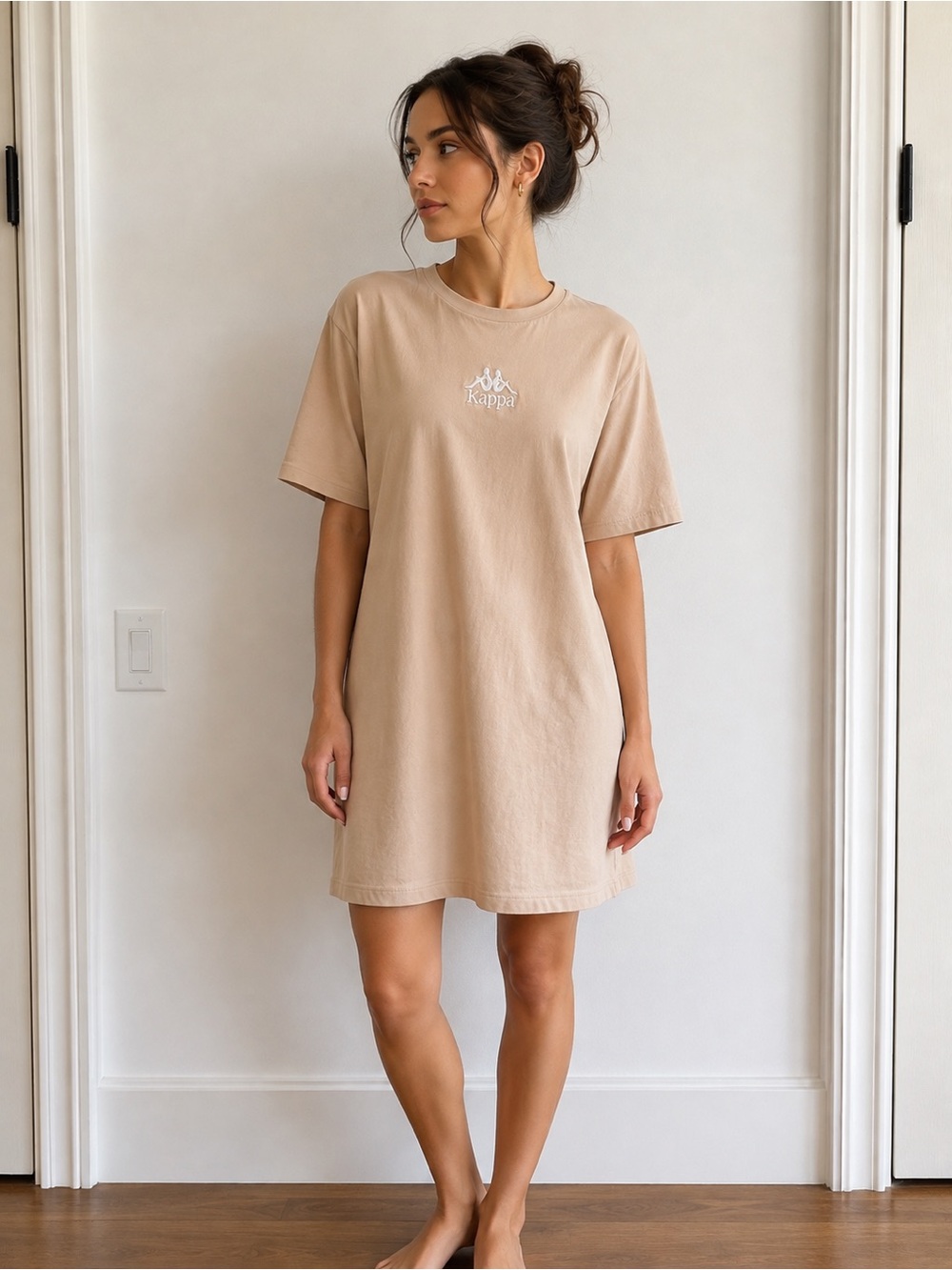 Kappa Tan Logo Tee Dress